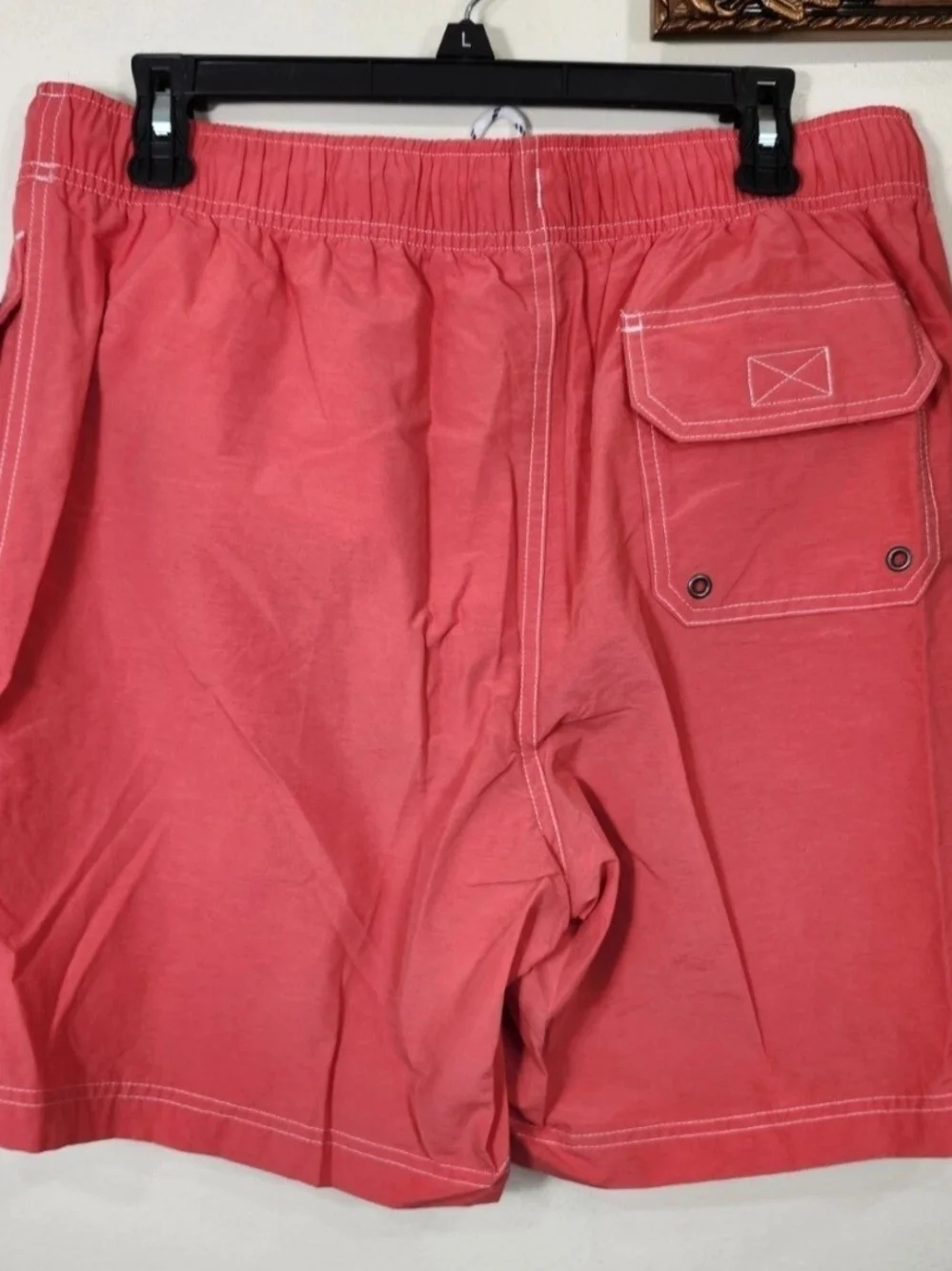 Roundtree & Yorke Mens Size L Swimwear Swim Shorts Trunks dark melon NWT 02